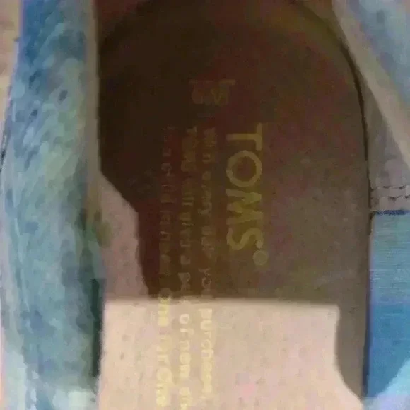 EUC women's Toms peep toe Michelle sandal wedge shoes size 9, $13 - Picture 5 of 5